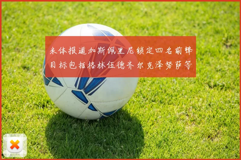 米体报道加斯佩里尼锁定四名前锋目标包括格林伍德齐尔克泽努萨等人